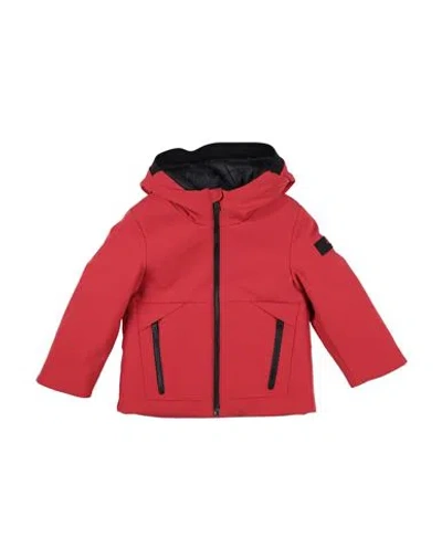 Peuterey Babies'  Toddler Boy Jacket Red Size 4 Polyamide, Polyester, Elastane
