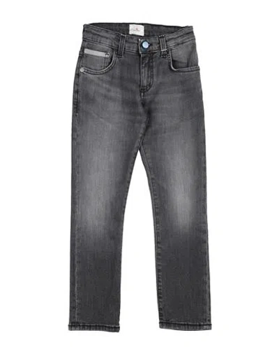Peuterey Babies'  Toddler Boy Jeans Charcoal Size 6 Cotton, Elastane In Grey
