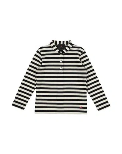 Peuterey Babies'  Toddler Boy Polo Shirt Black Size 6 Cotton, Polyester