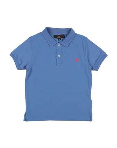 Peuterey Babies'  Toddler Boy Polo Shirt Light Blue Size 6 Polyamide, Elastane