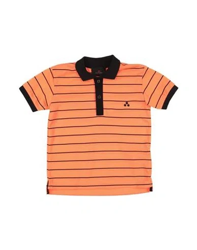 Peuterey Babies'  Toddler Boy Polo Shirt Orange Size 6 Polyester
