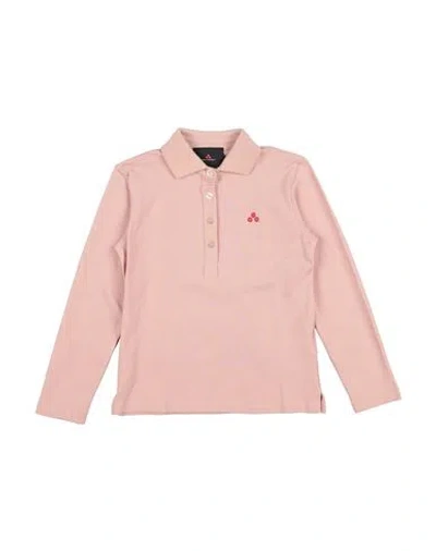 Peuterey Babies'  Toddler Boy Polo Shirt Pink Size 6 Cotton, Modal, Elastane In Neutral