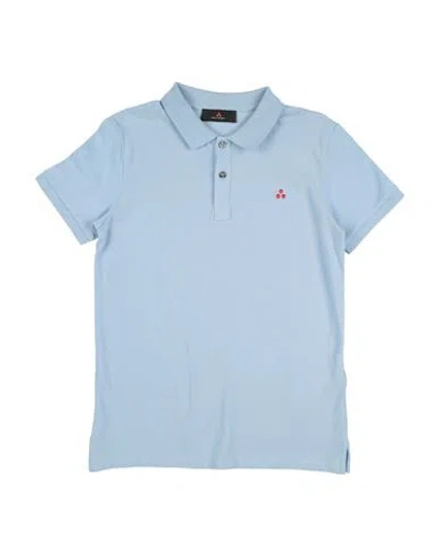 Peuterey Babies'  Toddler Boy Polo Shirt Sky Blue Size 6 Cotton