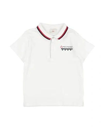 Peuterey Babies'  Toddler Boy Polo Shirt White Size 6 Cotton