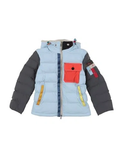 Peuterey Babies'  Toddler Boy Puffer Sky Blue Size 6 Recycled Polyamide, Elastane