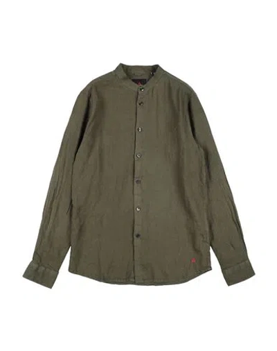 Peuterey Babies'  Toddler Boy Shirt Military Green Size 6 Linen