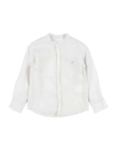 Peuterey Babies'  Toddler Boy Shirt Off White Size 4 Linen