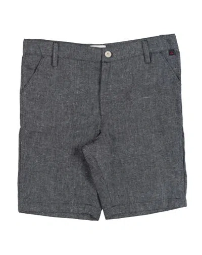 Peuterey Toddler Boy Shorts & Bermuda Shorts Midnight Blue Size 6 Linen, Cotton In Blue