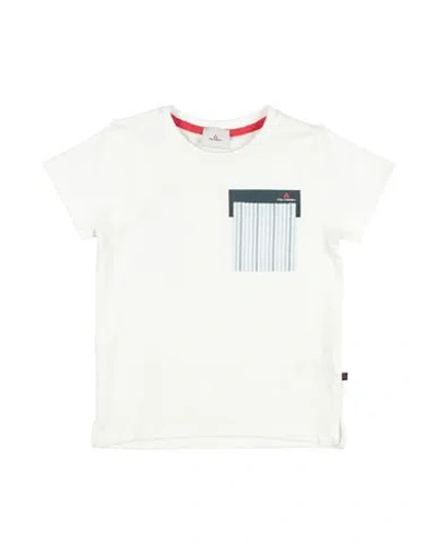 Peuterey Babies'  Toddler Boy T-shirt Cream Size 4 Cotton, Elastane