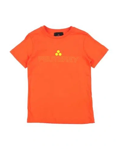Peuterey Babies'  Toddler Boy T-shirt Orange Size 6 Cotton