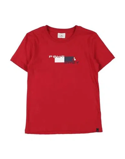 Peuterey Babies'  Toddler Boy T-shirt Red Size 7 Cotton