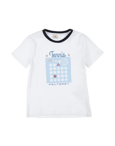 Peuterey Babies'  Toddler Boy T-shirt White Size 7 Cotton, Elastane