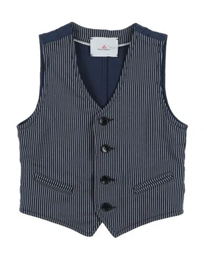 Peuterey Babies'  Toddler Boy Tailored Vest Midnight Blue Size 7 Cotton, Elastane