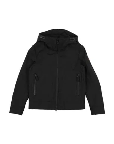 Peuterey Babies'  Toddler Girl Jacket Black Size 6 Polyester, Elastane