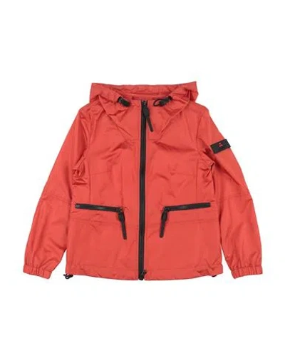 Peuterey Babies'  Toddler Girl Jacket Tomato Red Size 6 Polyamide