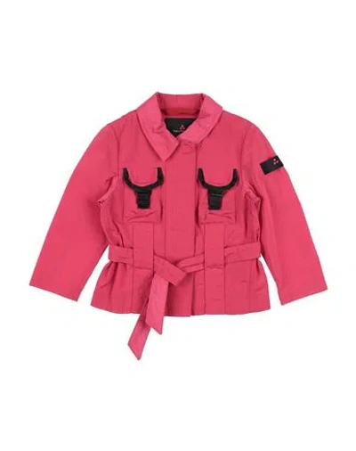 Peuterey Babies'  Toddler Girl Overcoat & Trench Coat Fuchsia Size 6 Polyester In Pink