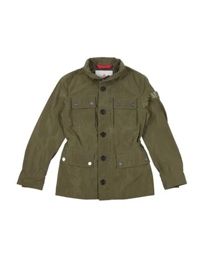 Peuterey Babies'  Toddler Girl Overcoat & Trench Coat Military Green Size 6 Polyester