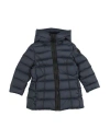 Peuterey Toddler Girl Puffer Midnight Blue Size 5 Polyester In Black