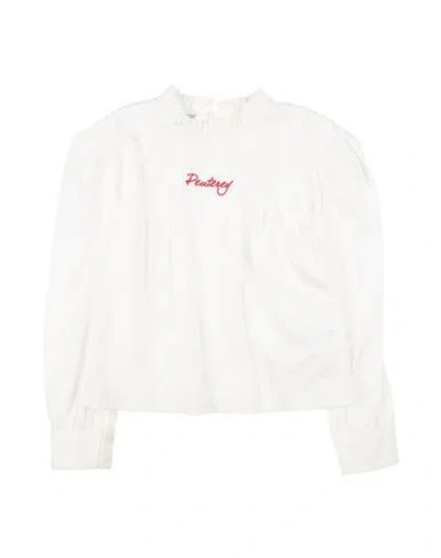 Peuterey Babies'  Toddler Girl Shirt White Size 7 Cotton, Elastane