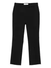 Peuterey Straight-leg Tailored Pants With Mid-rise Waist In Black
