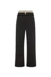 Peuterey Classic Tailored Trousers With Straight Leg Cut In Black