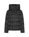 Peuterey Tucano Mqn 02 Black Down Jacket In Animal Print