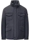 Peuterey Long-sleeved Down Jacket In Multi