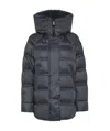 Peuterey Medium-length Puffer Jacket With Adjustable Side Zips In Gray
