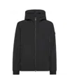 Peuterey Versatile Black Jacket With Detachable Lining In Black