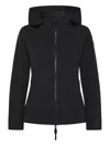 Peuterey Black Cropped Windbreaker In 黑色