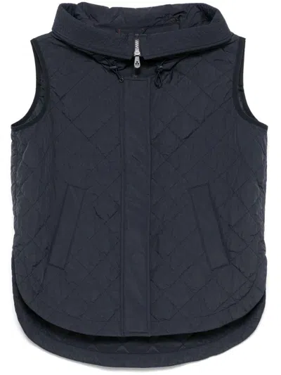 Peuterey Waterproof Vest In Navy Blue
