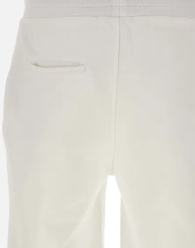 Peuterey White Cotton Blend Elastic Waist Shorts