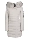 Peuterey Seriola Parka Coat In White