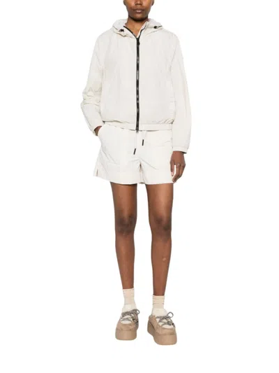 Peuterey White Solid Hood Jacket