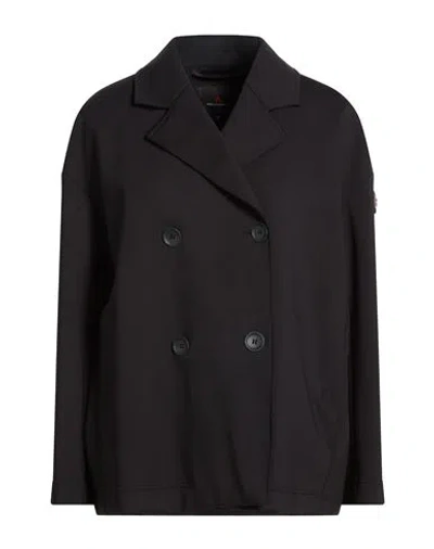 Peuterey Woman Coat Black Size 6 Polyamide, Elastane