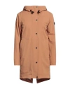 Peuterey Woman Coat Camel Size 8 Polyamide, Polyester, Elastane In Sand