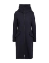 Peuterey Woman Coat Midnight Blue Size 6 Polyamide, Wool, Elastane