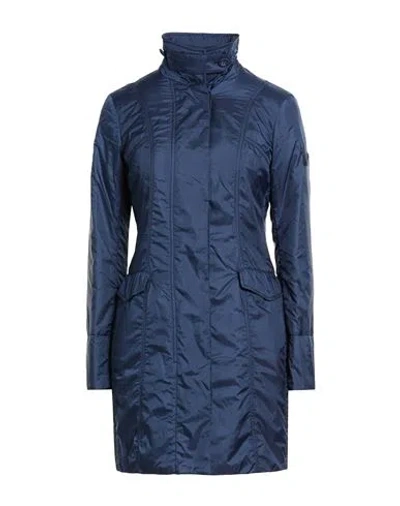 Peuterey Woman Coat Navy Size 8 Polyester In Multi
