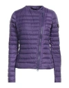 Peuterey Woman Down Jacket Purple Size 4 Polyester In Purple