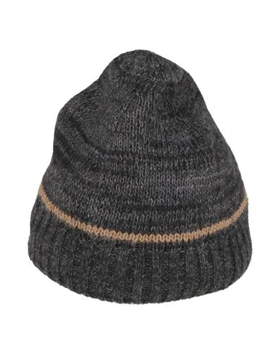 Peuterey Woman Hat Charcoal Size S Acrylic, Alpaca Wool, Wool In Grey