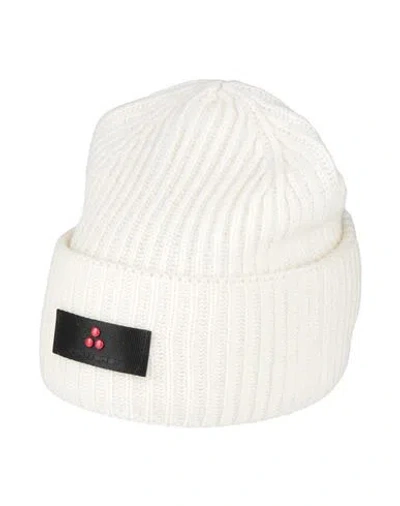 Peuterey Woman Hat Cream Size S Polyamide, Viscose, Wool, Cashmere In White