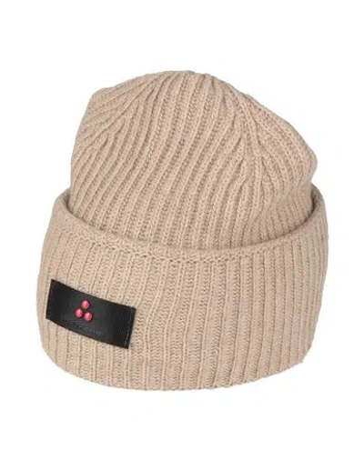 Peuterey Woman Hat Light Brown Size S Polyamide, Viscose, Wool, Cashmere