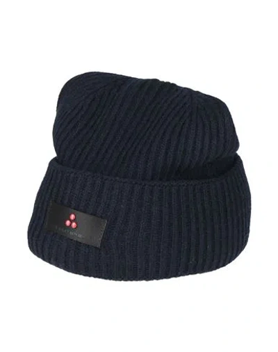 Peuterey Woman Hat Midnight Blue Size L Polyamide, Viscose, Wool, Cashmere