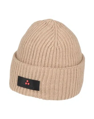 Peuterey Woman Hat Sand Size Onesize Polyamide, Viscose, Wool, Cashmere In Beige