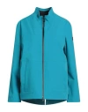Peuterey Woman Jacket Azure Size 6 Polyamide, Polyester, Elastane In Blue