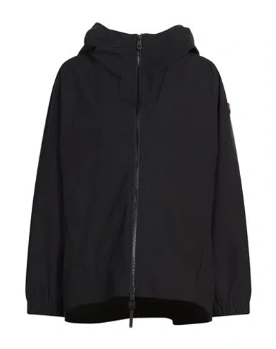 Peuterey Woman Jacket Black Size 10 Polyester, Elastane