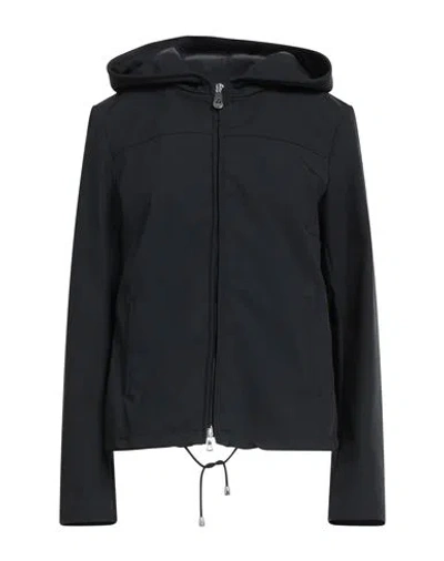 Peuterey Woman Jacket Black Size 6 Polyamide, Elastane