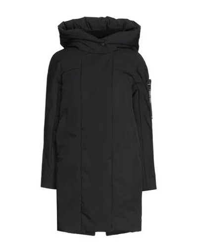 Peuterey Woman Jacket Black Size 6 Polyester, Elastane, Polyurethane