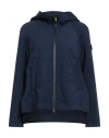 Peuterey Woman Jacket Blue Size 12 Polyester, Elastane, Polyamide In Blue
