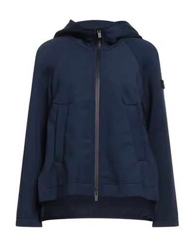 Peuterey Woman Jacket Blue Size 12 Polyester, Elastane, Polyamide